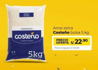 Metro Arroz extra Costeño bolsa 5 kg oferta