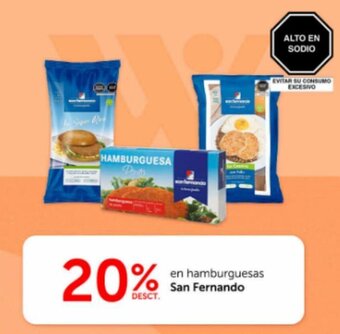 Wong en hamburguesas San Fernando oferta