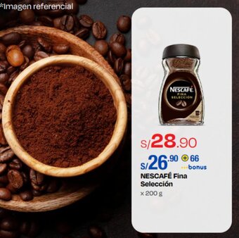 Wong NESCAFÉ Fina Selección x 200 g oferta