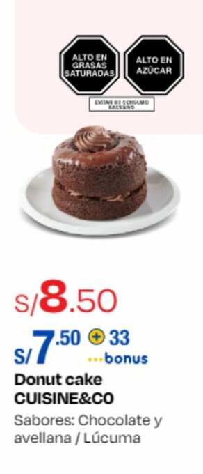 Wong Donut cake CUISINE&CO oferta