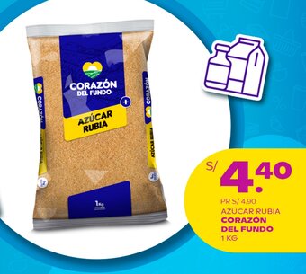 Tambo AZÚCAR RUBIA CORAZÓN DEL FUNDO 1 KG oferta