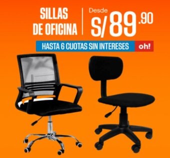 Promart SILLAS DE OFICINA oferta