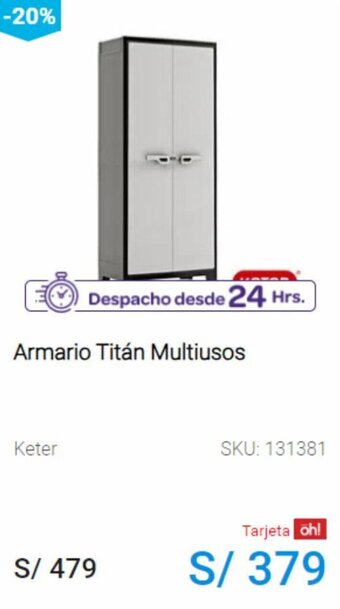 Keter Armario Titán Multiusos