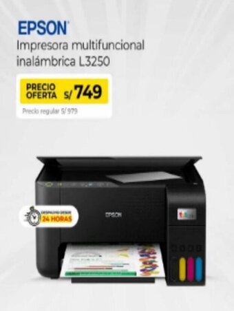 Metro EPSON Impresora multifuncional inalámbrica L3250 oferta