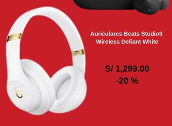 Coolbox Coolbox Auriculares Beats Studio3 Wireless Defiant White oferta