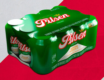 Plaza Vea Cerveza PILSEN pk x12 la x 355 ml oferta