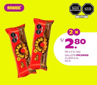 GALLETA PICARAS CLÁSICA XL 60 G X 2