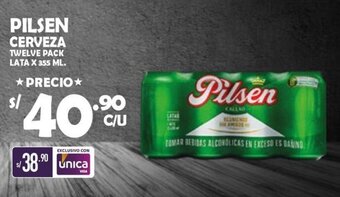 Vega PILSEN CERVEZA TWELVE PACK LATA X 355 ML. oferta