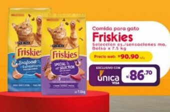 Vega Friskies Selección es./sensaciones ma. Bolsa x 7.5 kg oferta