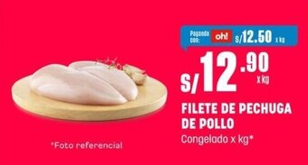Makro FILETE DE PECHUGA DE POLLO Congelado x kg oferta