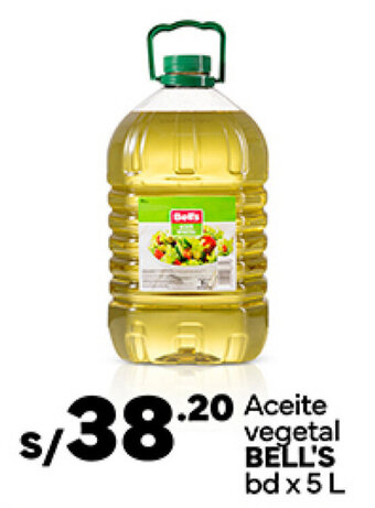 Plaza Vea Aceite vegetal BELL'S bd x 5 L oferta