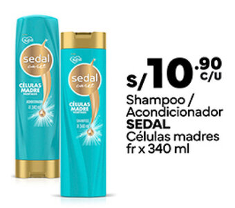 Plaza Vea Shampoo / Acondicionador SEDAL Células madres fr x 340 ml oferta