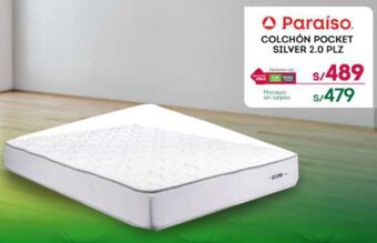 Tottus Paraíso COLCHÓN POCKET SILVER 2.0 PLZ oferta