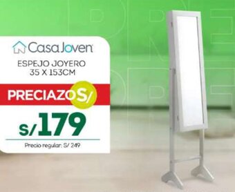 Tottus Casa Joven ESPEJO JOYERO 35 X 153CM oferta