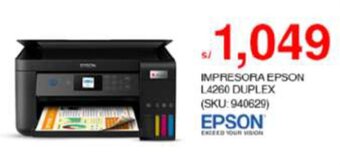 Metro IMPRESORA EPSON L4260 DUPLEX oferta
