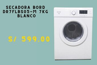 La Curacao SECADORA BORD DR7FLBS05-M 7KG BLANCO oferta