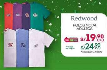 Tottus Redwood POLOS MODA ADULTOS oferta