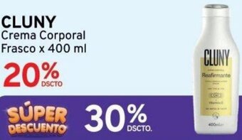 Mifarma CLUNY Crema Corporal Frasco x 400 ml oferta