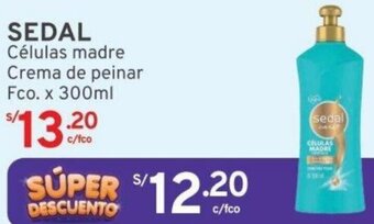 Mifarma SEDAL Células madre Crema de peinar Fco. x 300ml oferta