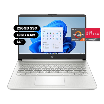 Tiendas EFE Laptop hp 14 window 11 home amd ryzen 5 12gb 256gb 14-fq1012la oferta