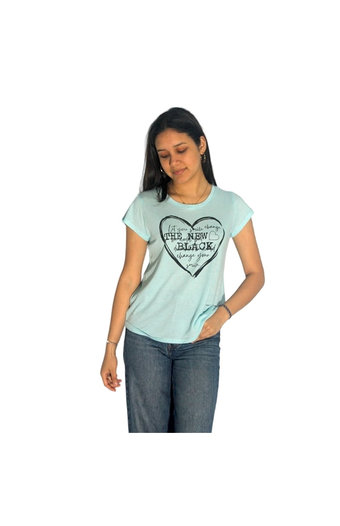 Tiendas EFE Polo jessica colors heart celeste s oferta