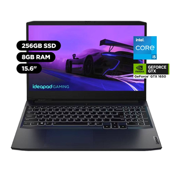 Tiendas EFE Laptop ideapad gaming 3i 15.6 windows 11 intel core i5 11300h 8gb 256gb ssd nvidia gtx1650 82k101jvlm oferta