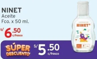 Mifarma NINET Aceite Fco. x 50 ml. oferta