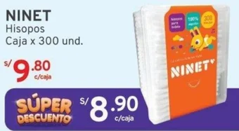 Mifarma NINET Hisopos Caja x 300 und oferta