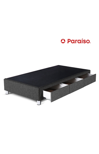 Tiendas EFE Box tarima 1.5plz paraíso cajones gris oferta
