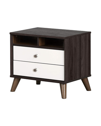 Tiendas EFE Velador mina de 2 cajones villa hogar oferta