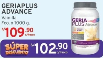 Mifarma GERIAPLUS ADVANCE Vainilla Fco. x 1000 g oferta