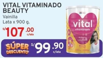 Mifarma VITAL VITAMINADO BEAUTY Vainilla Lata x 900 g oferta