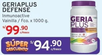 Mifarma GERIAPLUS DEFENSE Inmunoactive Vainilla / Fco. x 1000 g oferta