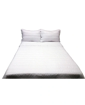 Tiendas EFE Cubrecama free home premium con funda sham 2plz blanco oferta