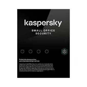 Tiendas EFE Kaspersky small office security 7 para 25 dispositivos en 3 server por 1 año + asistencia tecnológica 6 meses oferta