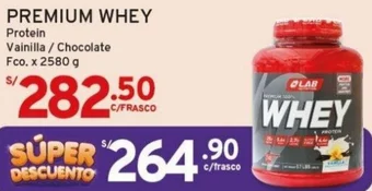 Mifarma PREMIUM WHEY Protein Vainilla / Chocolate Fco. x 2580 g oferta
