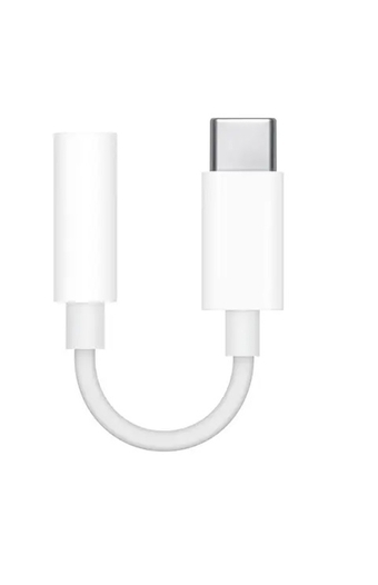 Tiendas EFE Adaptador apple para audífonos tipo c a 3.5mm blanco oferta