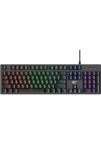 Tiendas EFE Teclado gamer havit con cable gamenote kb858l negro oferta