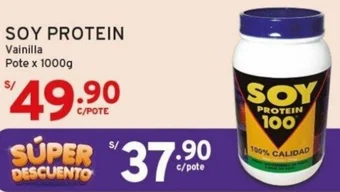 Mifarma SOY PROTEIN Vainilla Pote x 1000g oferta