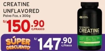Mifarma CREATINE UNFLAVORED Polvo Fco. x 300g oferta