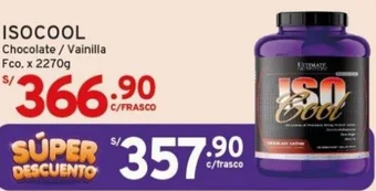 Mifarma ISOCOOL Chocolate / Vainilla Fco. x 2270g oferta