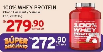 Mifarma 100% WHEY PROTEIN Choco Hazelnut / Vainilla Fco. x 2350g oferta