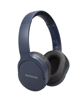 Tiendas EFE Audífonos over ear aiwa bluetooth awk11 azul oferta