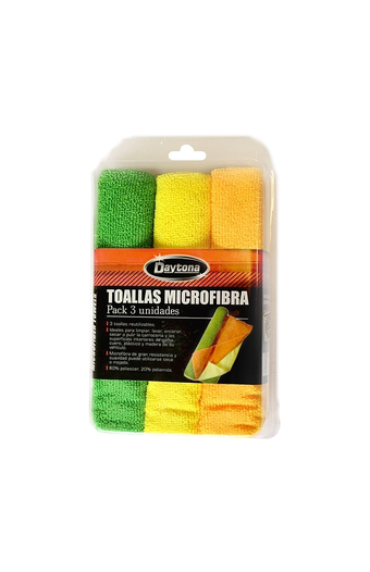 Tiendas EFE Pack 3 toallas microfibra daytona oferta