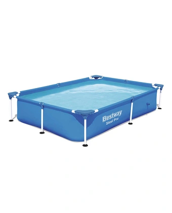 Tiendas EFE Piscina estructural rectangular armable bestway 2.21mtx1.50mtx43cm oferta