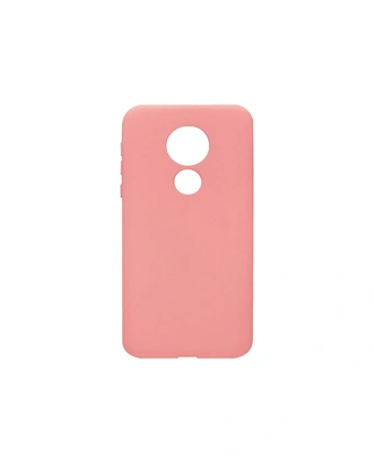 Tiendas EFE Case siliconado para celular motorola g7 power rosado oferta