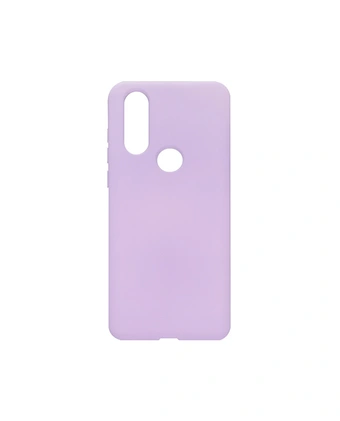 Tiendas EFE Case siliconado para celular motorola one action lila oferta