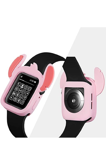 Tiendas EFE Case para apple watch 44mm versión stitch rosa oferta
