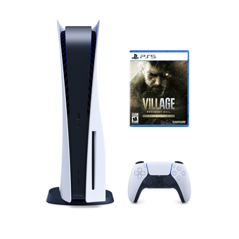 Tiendas EFE Consola ps5 sony con lector de discos + juego resident evil village gold edition oferta