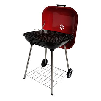 Tiendas EFE Parrilla a carbón con ruedas oferta